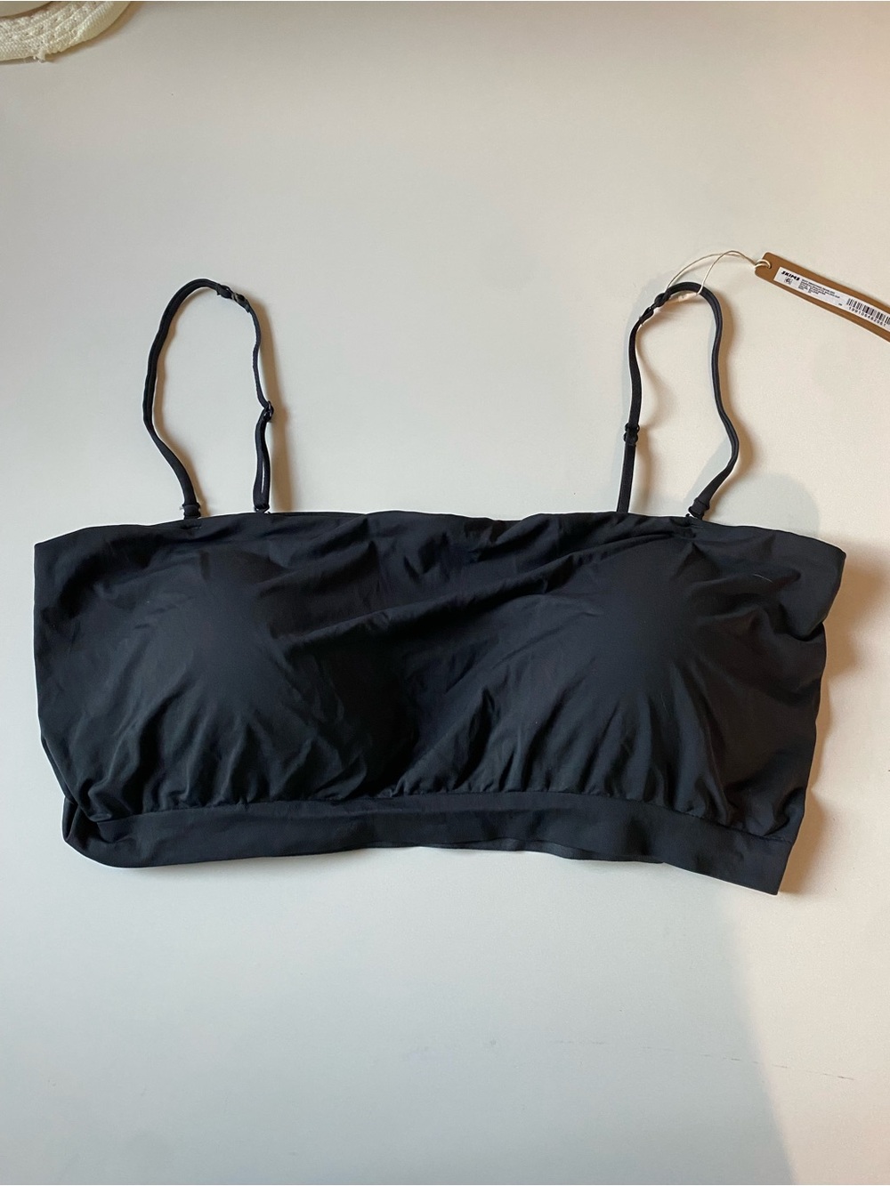 Skims Soft Smoothing seamless bandeau bralettes molded with cups in eclipse NWT